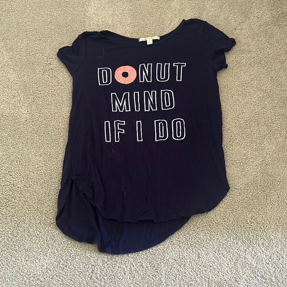 Donut mind if I do T-shirt, blue 💙 🍩